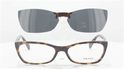 prada vpr15p-53x16-air polarized clip-on sunglasses|Custom Made for PRADA VPR15P.